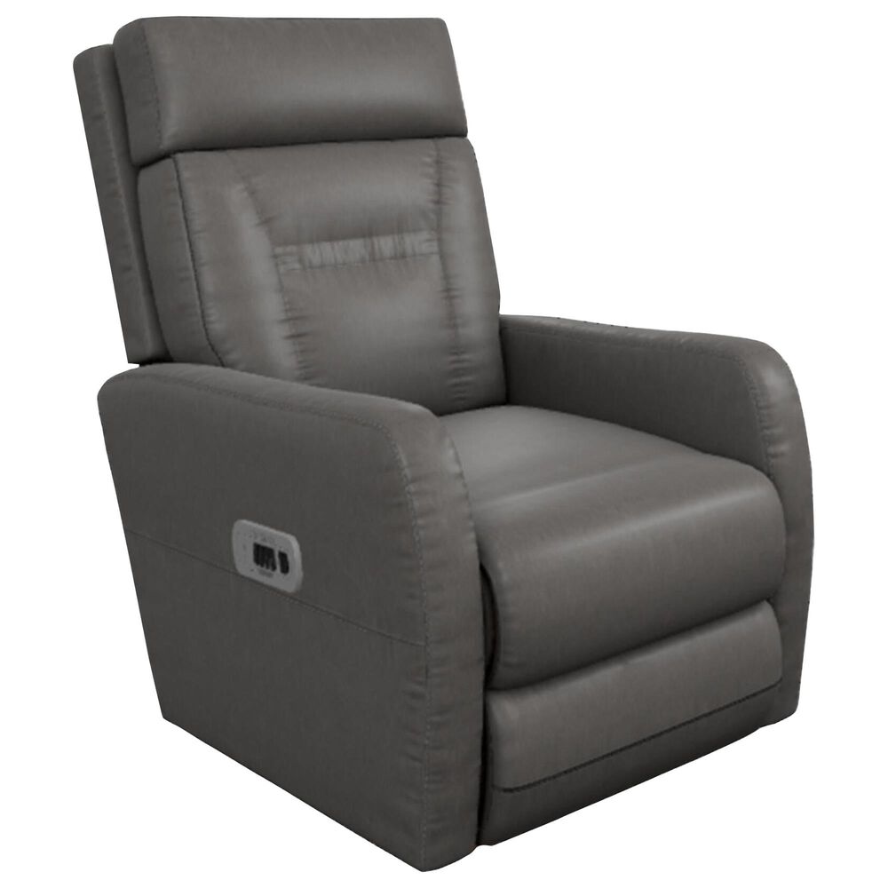 La-Z-Boy Lennon Power Rocker Recliner with Swivel Base in Elite Charcoal, , large