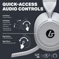 PowerA LucidSound LS500P Wireless Gaming Headset in White, , large
