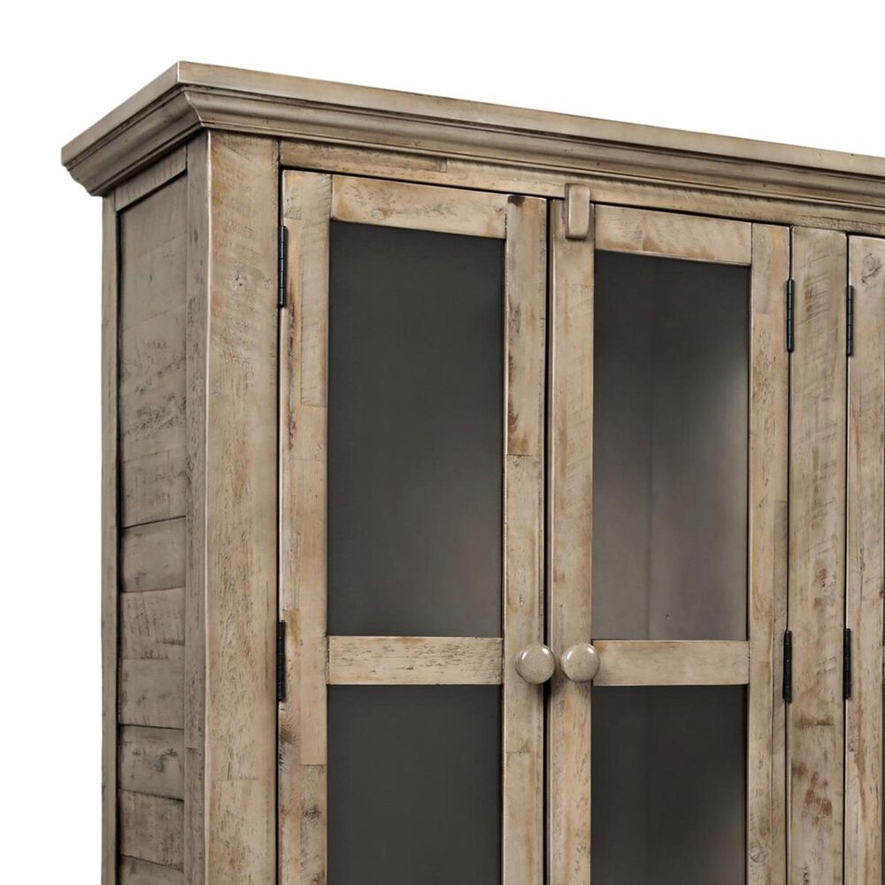 Waltham Rustic Shores 70&quot; Accent Cabinet in Weathered Gray, , large