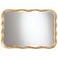 Baxton Studio Fredrika Scalloped Accent Wall Mirror in Antique Gold Leaf, , large