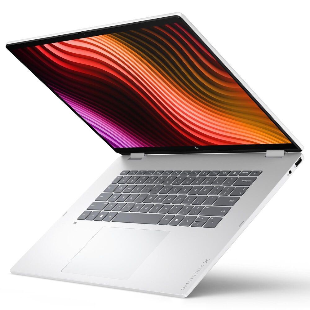 HP OmniBook X Flip 16" Copilot+ PC Laptop | Intel Core Ultra 5 325 - 16GB RAM - Intel Graphics - 1TB SSD in Glacier Silver, , large