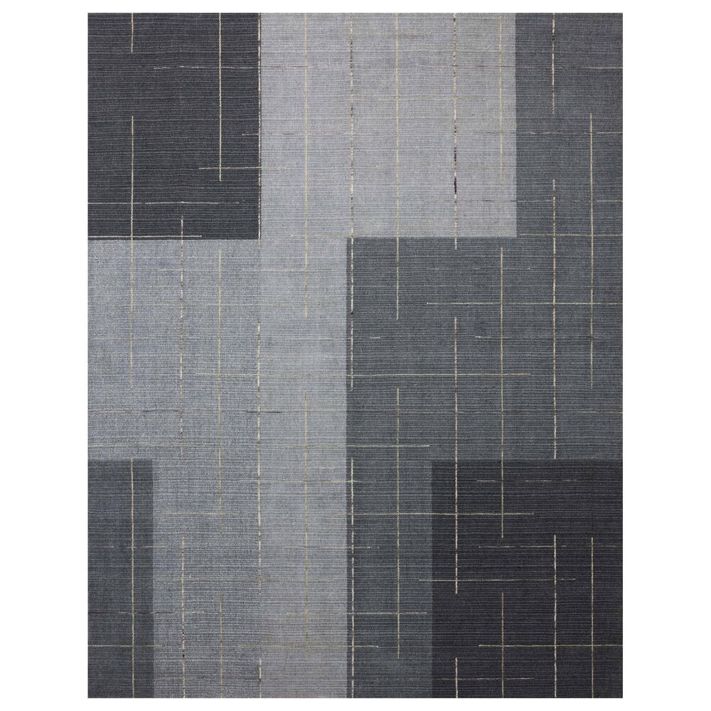 Loloi Alistair Slate and Natural 7"9" x 9"9" Area Rug, , large