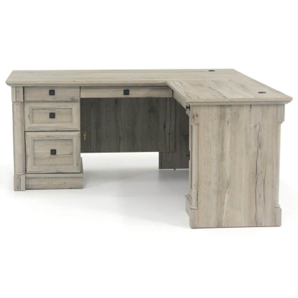 Sauder Palladia L-Shaped Desk in Split Oak, , large