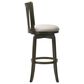 Armen Living Elle Swivel Barstool in Dark Roast, , large