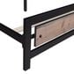 New Heritage Design Elk River King Panel Bed in Rustic Brown and Black, , large