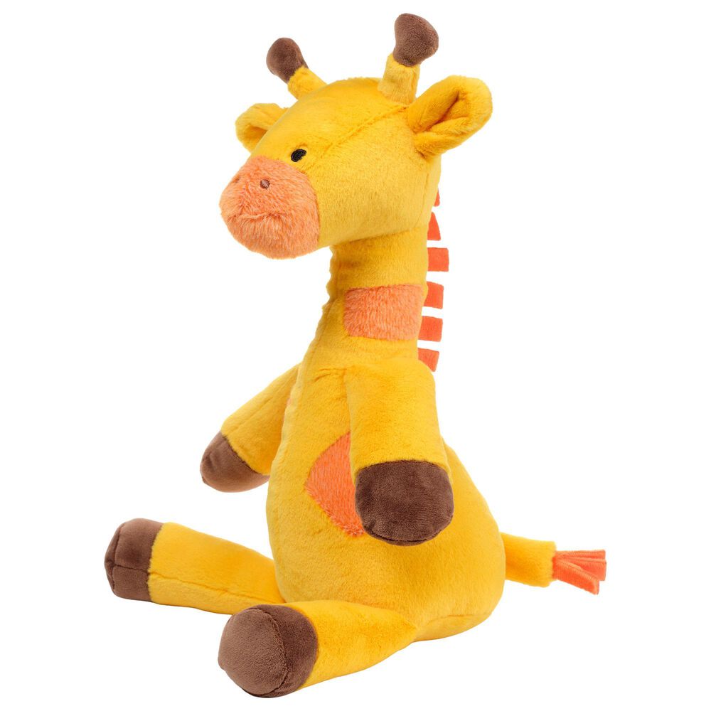 Lambs &amp; Ivy Lollipop Jungle Butterscotch Giraffe Stuffed Plush Toy in Gold, Dusty Orange and Brown, , large