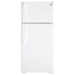 GE Appliances 16.6 Cu. Ft. Energy Star Top Freezer Refrigerator in White, , large
