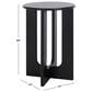 Safavieh Ashanka End Table in Black, , large