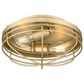 Golden Lighting Seaport Flush Mount in Brushed Champagne Bronze, , large