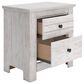 Ashley Makidern 4 Piece King Storage Bedroom Set with Six Drawers in Whitewash, , large