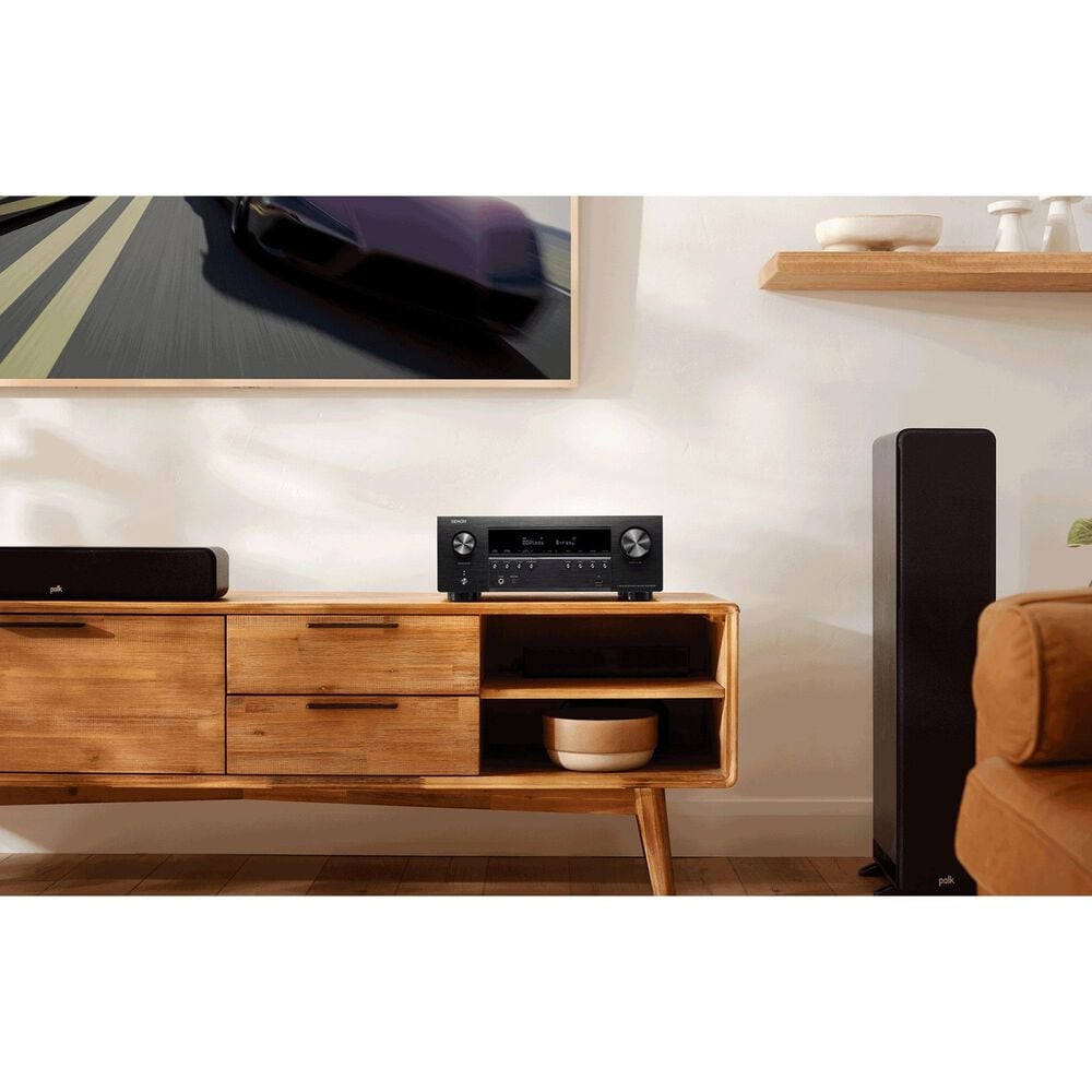 Denon 90W 7.2-Channel AV Receiver in Black, , large