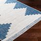 Surya Eagean EAG-2355 Dark Blue, Off-White, Navy and Pale Blue 8"10" x 12" Indoor/Outdoor Area Rug, , large