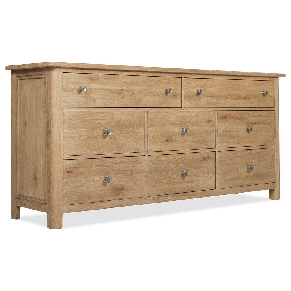 Hooker Furniture Driftwood 8-Drawer Dresser in Buck Board, , large
