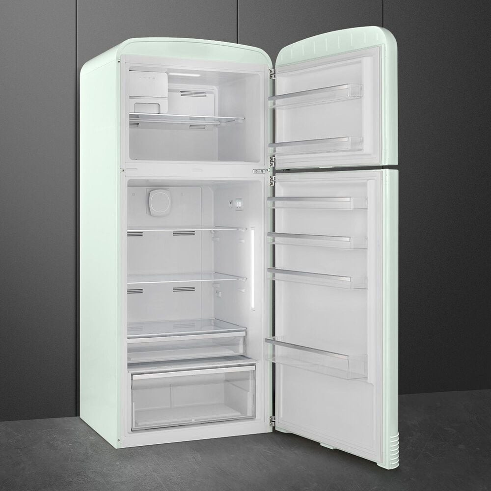 SMEG 19.28 Cu. Ft. Retro Top Freeze Refrigerator with Right Hinge in Pastel Green, , large