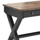 Ashley Wildenauer Home Office Desk in Rich Brown and Warm Satin Black, , large