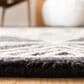Safavieh Micro-Loop MLP155H 2"3" x 7" Charcoal and Ivory Runner, , large