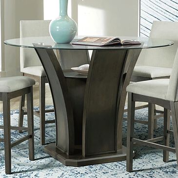 Wood And Glass Dining Tables Nebraska Furniture Mart Wood And Glass Dining Tables Nebraska, Cmi Serena 60 Round Glass Dining Table With Pedestal Base