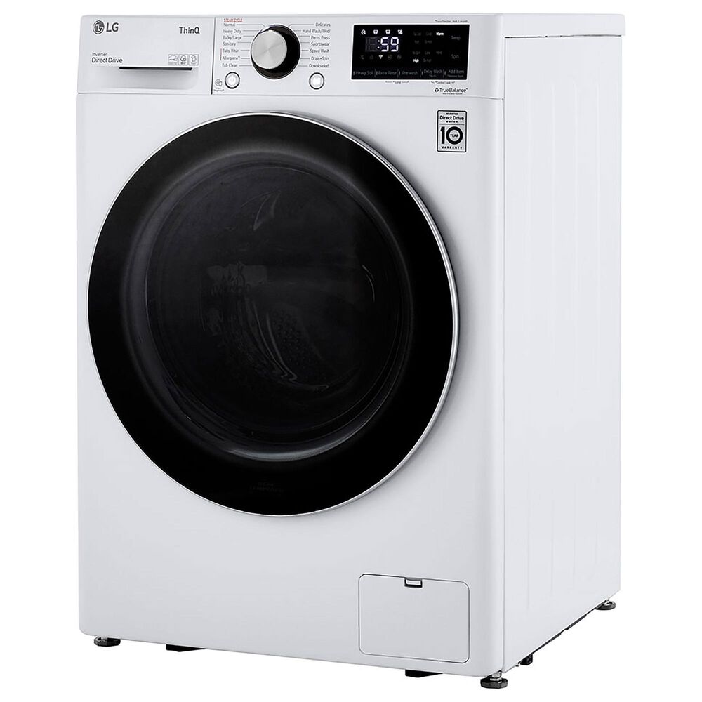 LG 2.4 Cu. Ft. Smart Front Load Washer in White, , large
