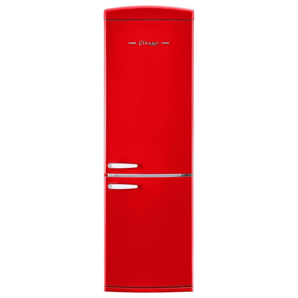 Unique Appliances Classic Retro 12 Cu. Ft. Bottom Freezer Regfrigerator In Candy Apple Red, , large