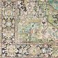 Surya Iris 7"6" x 9"6" Medium Green, Dark Blue, Charcoal, Light Olive, Sage, Light Beige and Cream Area Rug, , large