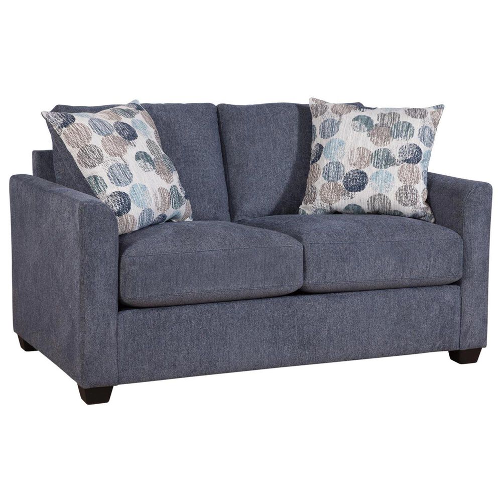 Northwestern Ryder Stationary Loveseat in Navy, , large