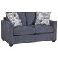 Northwestern Ryder Stationary Loveseat in Navy, , large