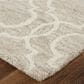 Feizy Belfort Light Gray 12" x 15" Area Rug, , large