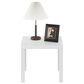 HOMLUX 20" Square Parsons Side Table in White, , large