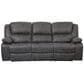 Oxford Furniture Dual Manual Reclining Sofa in Cowboy Granite, , large