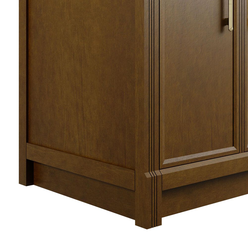 James Martin Bellshire 30" Single Bathroom Vanity Cabinet in Honey Oak, , large