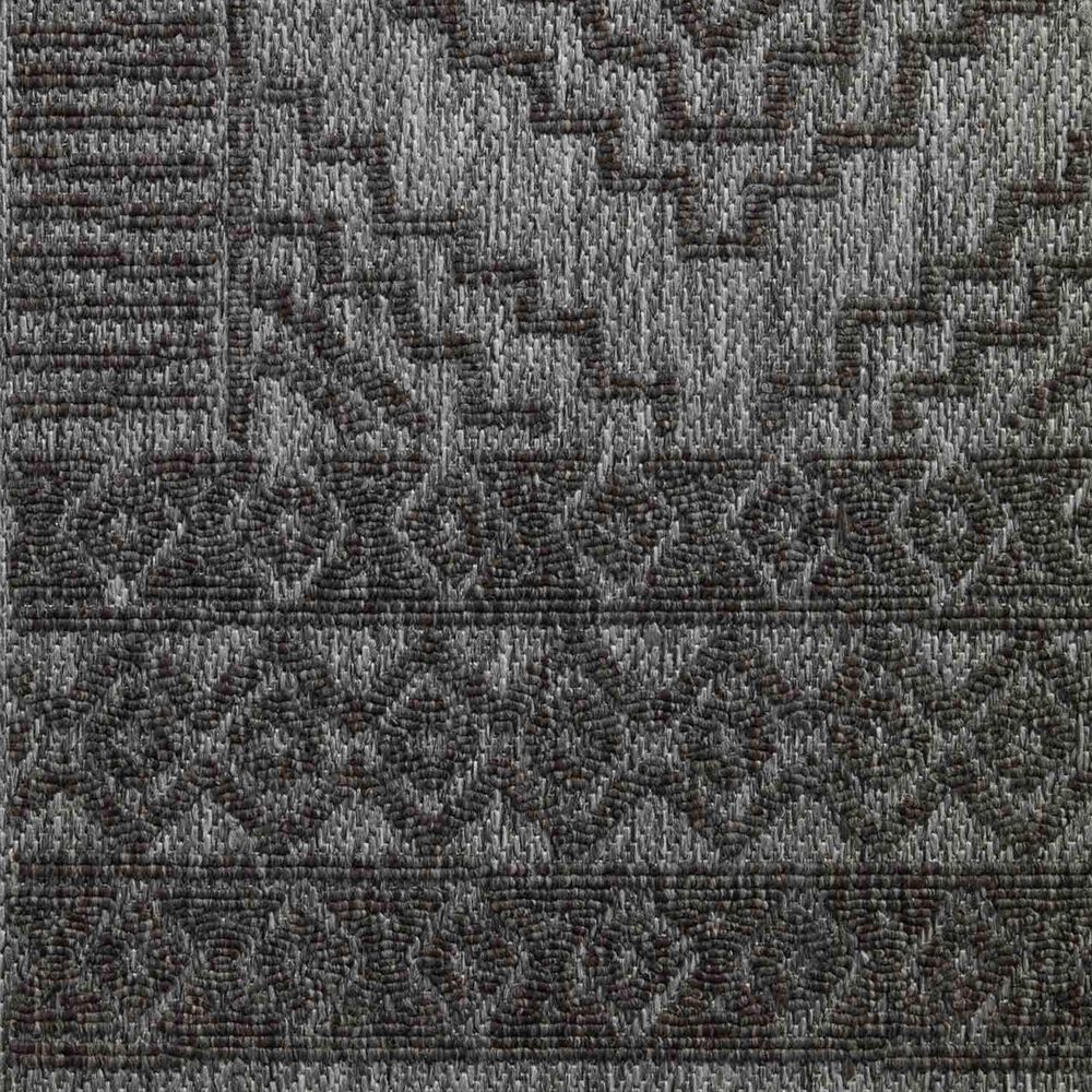 Loloi II Rainier 2&#39;2&quot; x 3&#39;9&quot; Grey and Charcoal Indoor/Outdoor Area Performance Rug, , large