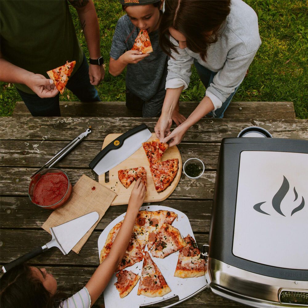 Halo Versa 16 6-Piece Cook and Serve Pizza Kit in Stainless Steel, , large