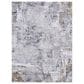 Amer Rugs Hamilton 7"6" x 9"6" Gray and Gold Area Rug, , large