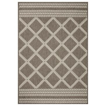Loloi Rainier RAI-05 5"3" x 7"7" Natural and Ivory Indoor/Outdoor Area Performance Rug, , large