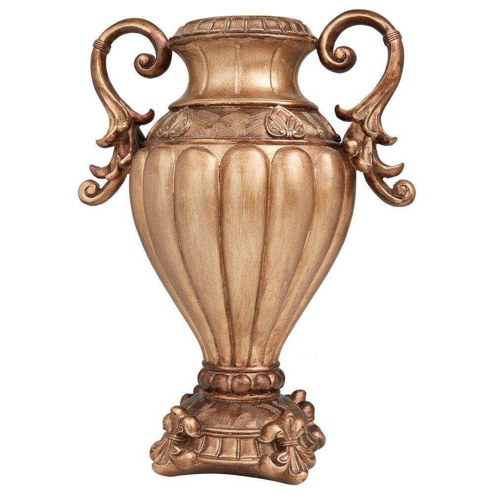 Maple and Jade Traditional Decorative Heart Jar in Bronze, , large