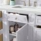 James Martin Vanities Bristol 60" Single Bathroom Vanity in Bright White with 3 cm Ethereal Noctis Quartz Top and Rectangular Sink, , large