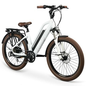 Magnum Metro X Electric Bike in White and Silver, , large