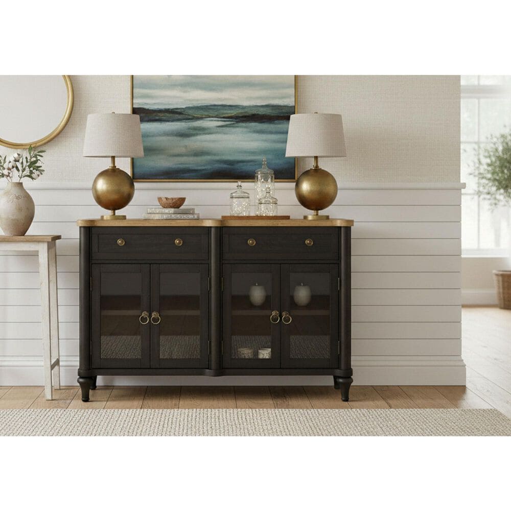 Karavan Casual Dining 4-Door Sideboard in Black, , large