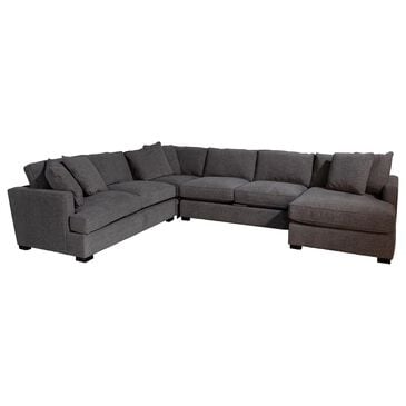 Fulton Home Triumph 2 4-Piece Sectional in Charcoal, , large