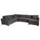 Fulton Home Triumph 2 4-Piece Sectional in Charcoal, , large