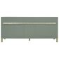 James Martin Vanities Chicago 72" Double Bathroom Vanity in Smokey Celadon with 3 cm Victorian Silver Quartz Top, Rectangular Sinks and FreePower Wireless Charger, , large