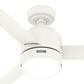 Hunter Gilmour 44" Outdoor Ceiling Fan with LED Lights in Matte White, , large