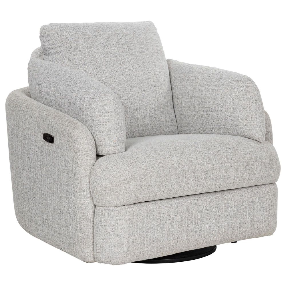 Ashley Alainmont Next-Gen Nuvella Power Swivel Recliner in Stone, , large