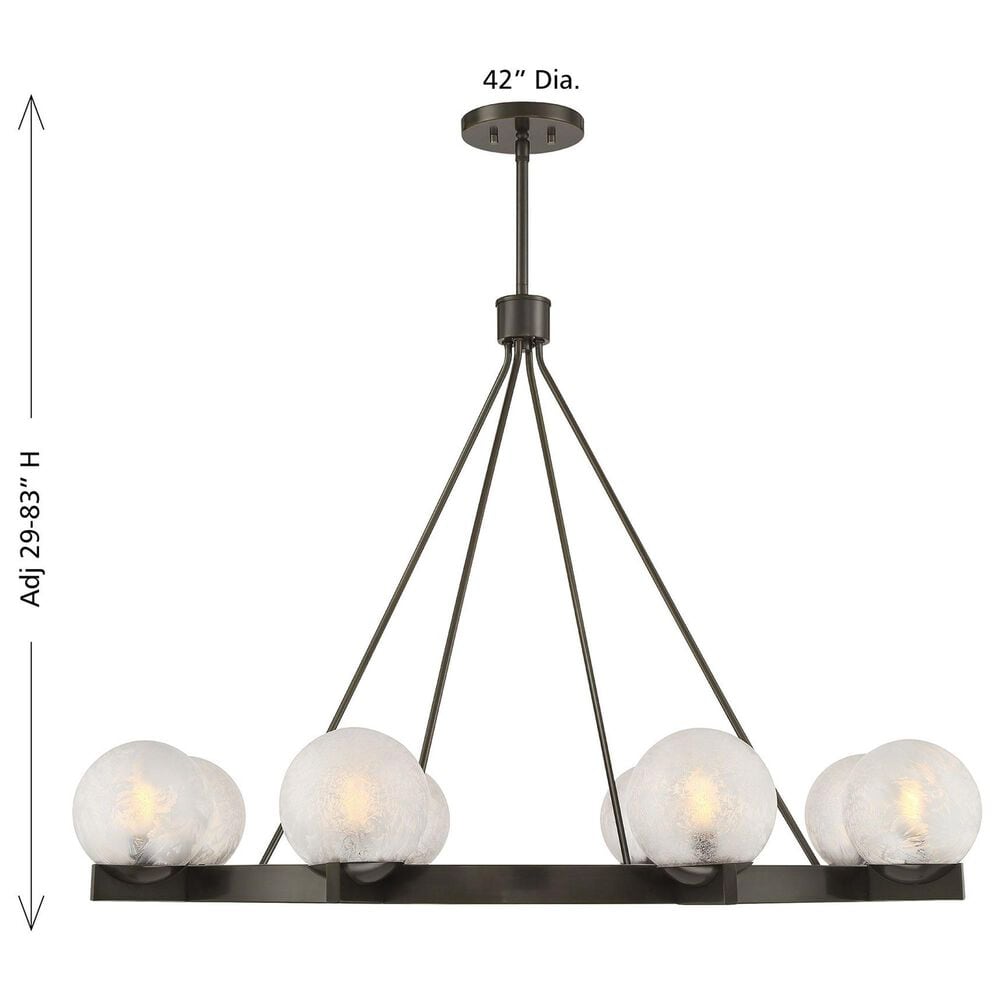 Savoy House Darien 8-Light Chandelier in Mediterranean Bronze, , large