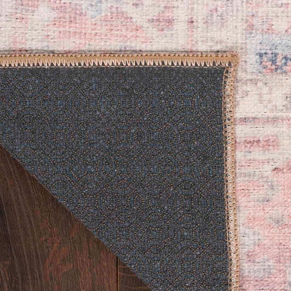 Nourison Vintage Washables Light Blue 2' x 6' Runner, , large