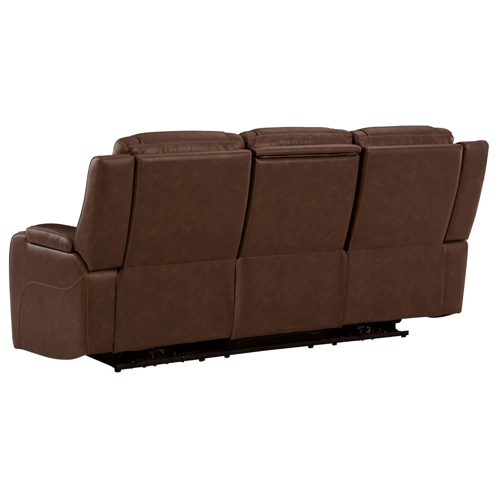 Ashley Knightington Power Reclining Sofa in Brown, , large