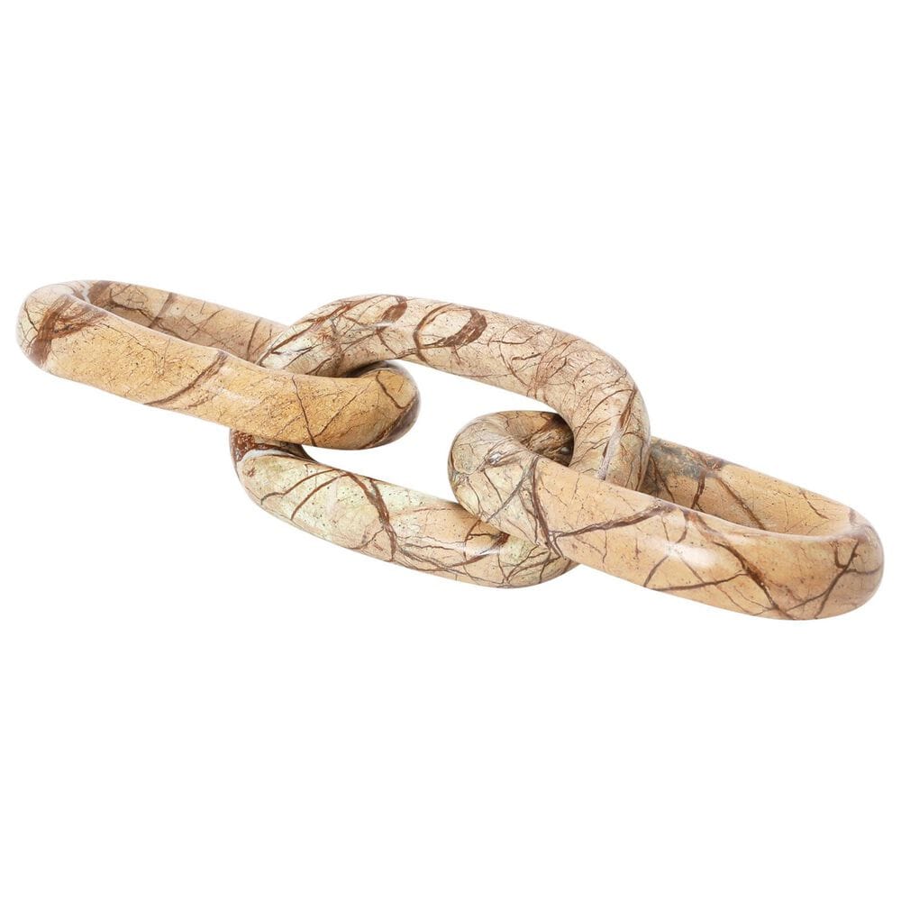 Creative Coop Decorative Marble Chain in Brown, , large