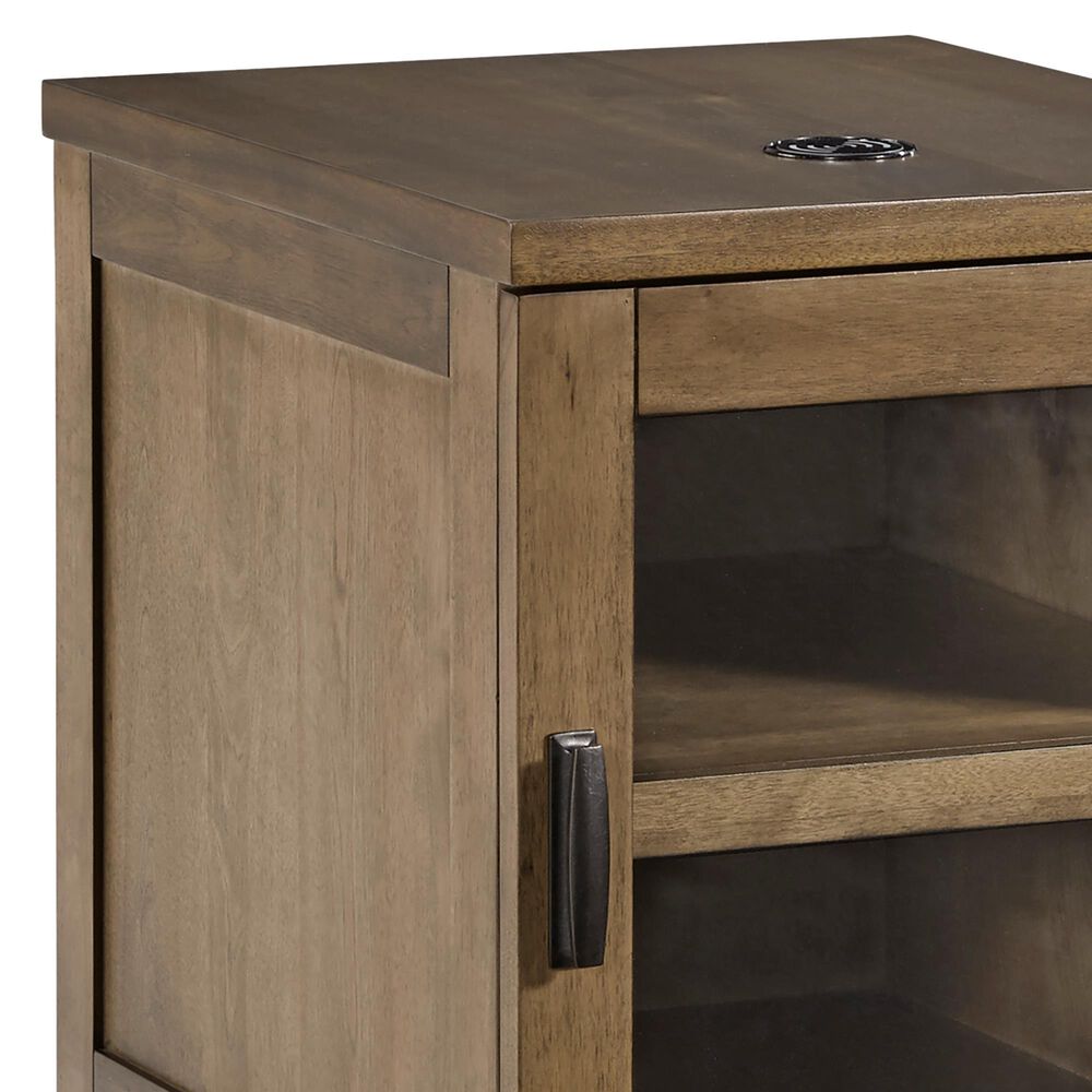 Ashley Torlanta Chairside End Table in Brown and Matte Black, , large