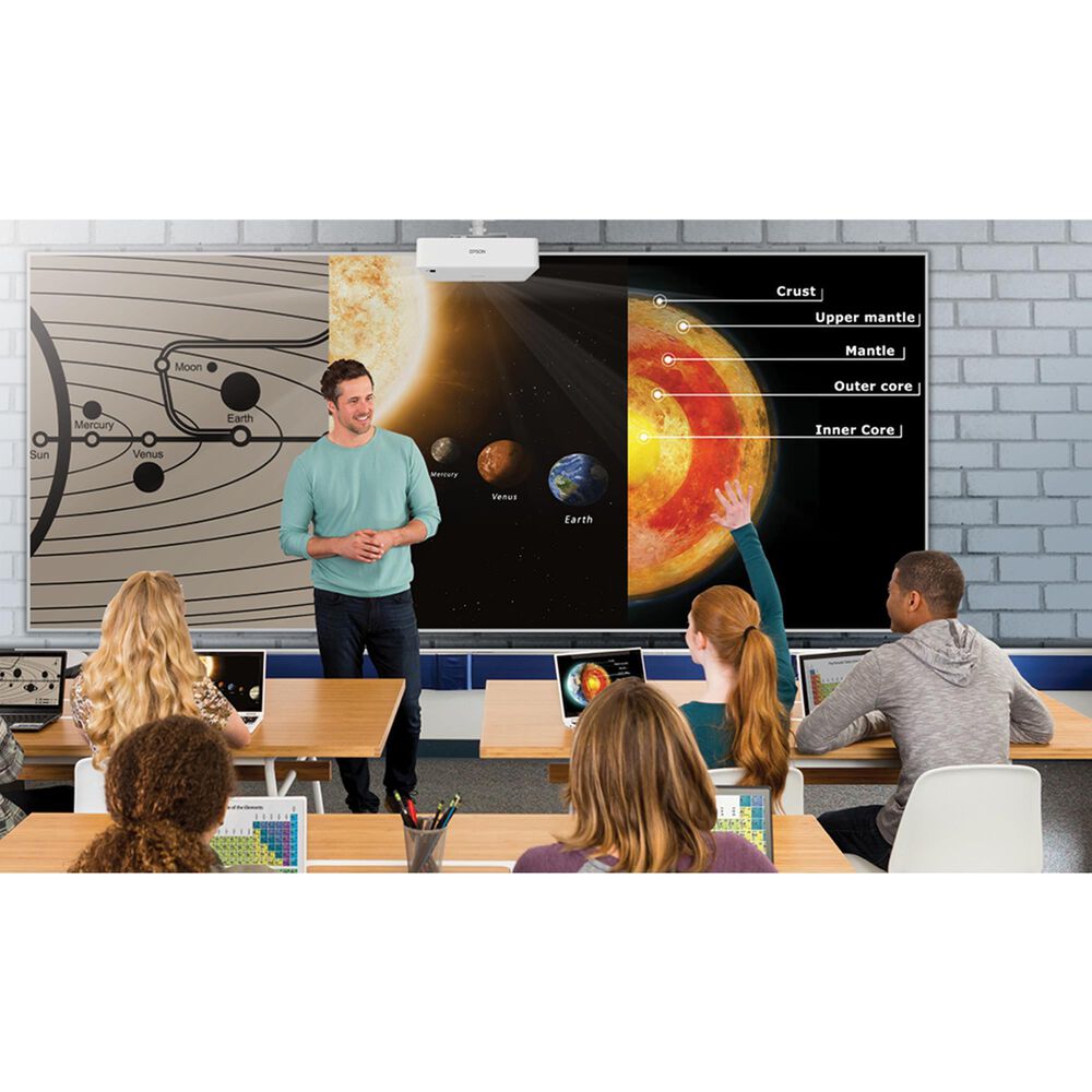 Epson PowerLite L530U Full HD Laser Projector in White, , large