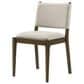 Coaster Ottowa Wood and Upholstered Dining Side Chair in Brown, , large